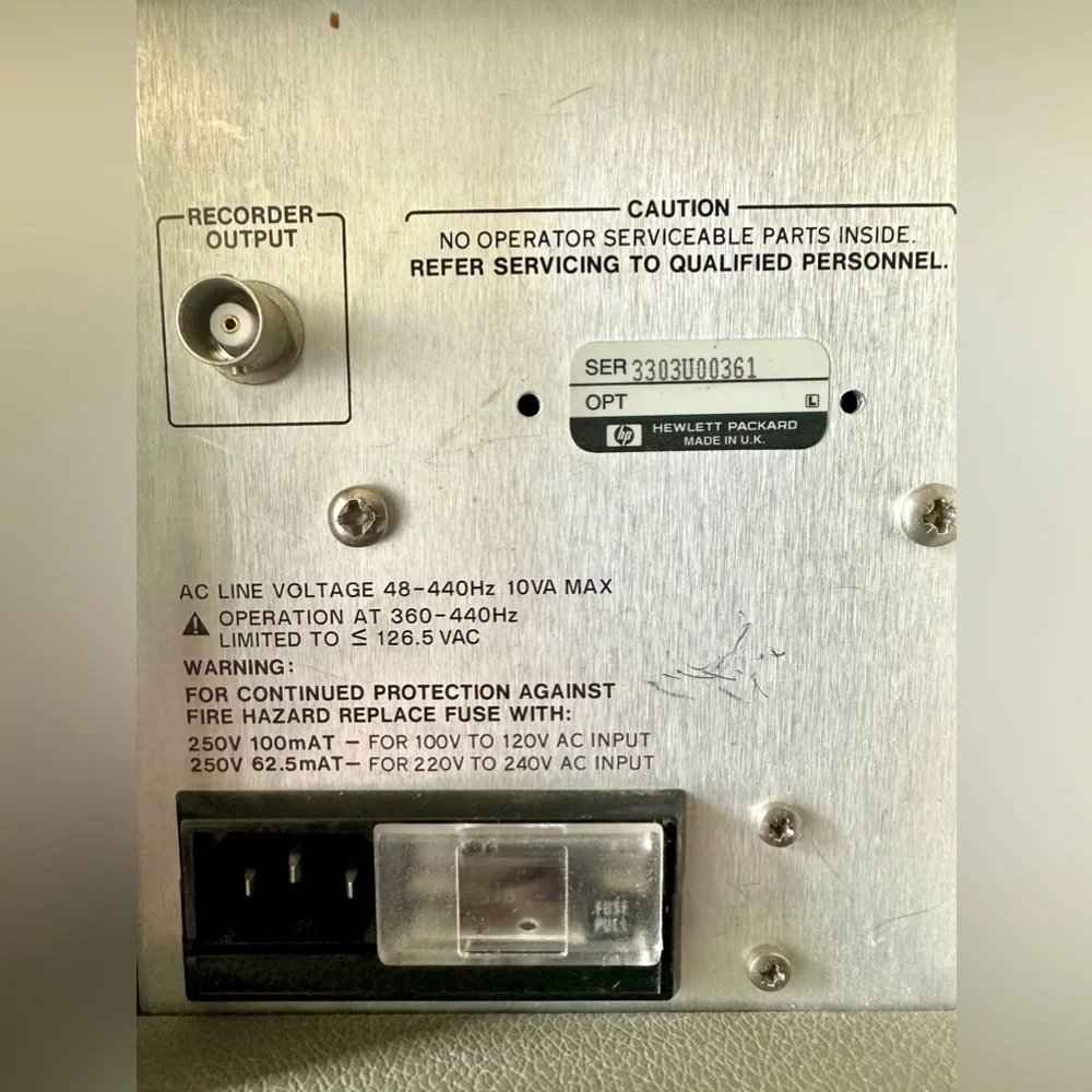 Hewlett-Packard 8900C Peak Power Analog Meter